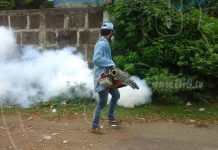 Fumigan más viviendas en el Distrito V de Managua