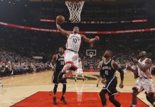 DeRozan y Lowry guían victoria de Raptors sobre Nets