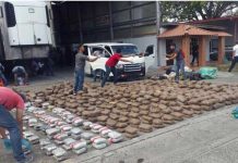 Detienen a 6 con mil 57 paquetes de marihuana en Panamá
