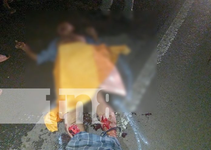 nicaragua, masaya, accidente de tránsito, anciano,