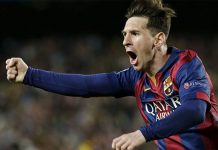 Triplete de Messi, victoria y récord de Barcelona