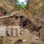 nicaragua, siuna, derrumbe, mina artesanal, muerto