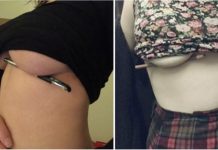 Senos y bolígrafos, la nueva moda en internet