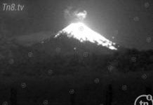 Momotombo en erupción