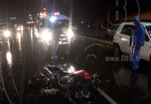 Trágica muerte de motociclista en Rubenia