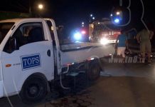 Resulta con graves lesiones al estrellarse contra camión