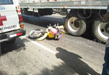 Se salva de milagro tras choque en Carretera Norte