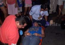 Managua: Por imprudencia al aventajar termina lesionada