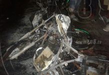 Choque frontal de motos deja dos lesionados de gravedad