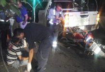 Motociclista imprudente se estrella contra camioneta