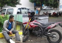 Motociclista lesionado por choque en Carretera Sur