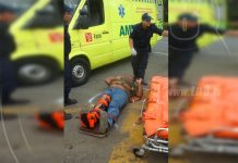 Motociclista termina fracturado