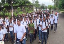 Estudiantes de Nandaime en conjunto con autoridades celebran día del medio ambiente