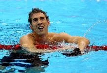 Phelps llevará bandera de EEUU durante ceremonia inaugural