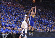 Thompson salva la temporada de Golden State ante Oklahoma