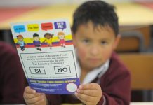 Niños de Colombia votaron Sí en plebiscito infantil