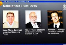 Nobel de Química a tres científicos por inventar las «máquinas moleculares»