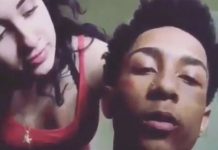 Novia psicópata amenaza a su novio con un cuchillo por coquetear en Instagram