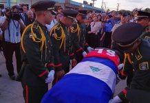 Restos mortales del compañero René Núñez llegan a suelo nicaragüense