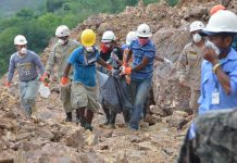 Encuentran cuerpos de mineros soterrados en Honduras
