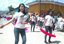 Comunidad educativa en Ocotal celebra con fervor patriótico