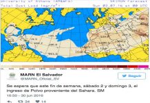 Polvo del desierto del Sahara llegará a El Salvador