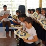 Coros estudiantiles reciben equipos interactivos en Nueva Segovia nicaragua, orquestas, quilali, nueva segovia,