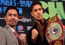 Jessie Vargas y Manny Pacquiao presentan duelo