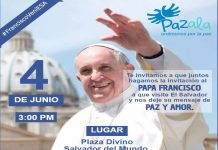 Salvadoreños piden firmas para que Papa los visite