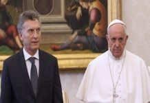Papa rechazó donación de $16 millones del Gobierno argentino