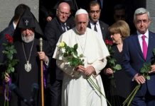 Emotivo homenaje del papa Francisco a víctimas del genocidio armenio
