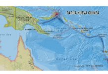 Terremoto sacude costa de Papúa Nueva Guinea