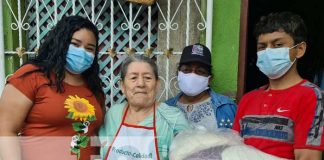 nicaragua, madres, paquete alimenticio, heroes y martires, managua,