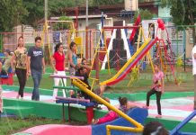 Colonia Cristian Pérez dedica reinauguración de parque a Comandante Tomás Borge