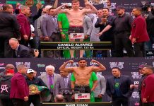 Sin contratiempos en la báscula Khan y Canelo