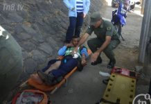 Chocan a oficiales de Tránsito Managua por antiguo Hospital Militar