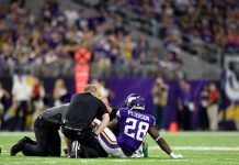 Adrian Peterson fuera de acción