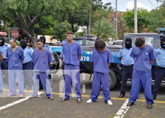 nicaragua, policia, detencion, captura, delincuentes,