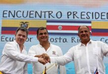 Ecuador sella sus fronteras con Colombia y Costa Rica