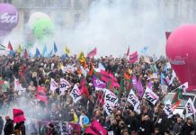Protestas masivas en París