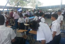 Managua: Estrenan pupitres en colegio 14 de Septiembre