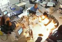 Ataque violento: quema vivos a varios pacientes en un hospital