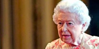 inglaterra, video, viral, reina isabel, espada, pastel, insolito, familia real,