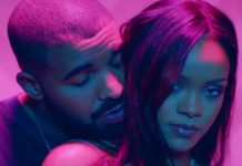 Rihanna y Drake confirman su relación besándose en el escenario