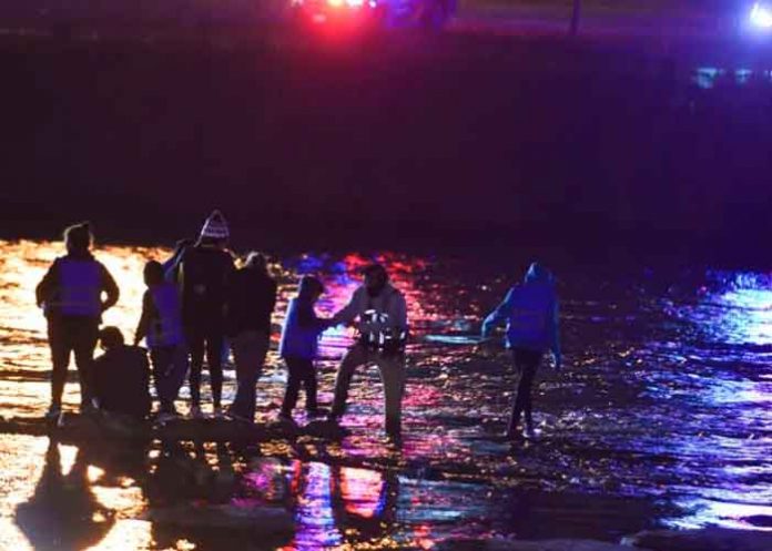 mexico, estados unidos, rescate, grupo, migrantes, rio grande,