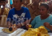 Masayas participan en procesión de niño Dios