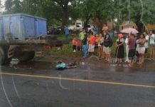 Rivas: Motociclista se Estrella Contra Camión y Perece