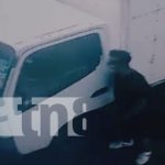 Sujeto comete robo al sustraer bolso con dinero de un camión en Jinotepe nicaragua, robo, jinotepe, carazo, video,
