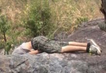 Hallan muerto a joven sobre una roca en Honduras