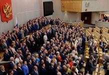 El partido Rusia Unida lidera las elecciones legislativas